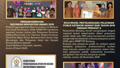 Inovasi Dan Ragam Prestasi Nasional Dinas DPMPTSP Bontang