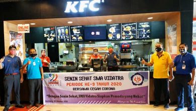 Senin Sehat SMA Vidatra, 575 Paket Makan Siang Diantar ke Rumah Siswa