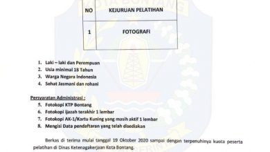 Pelatihan Fotografer Oktober