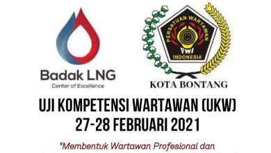17 Wartawan Siap UKW, Badak LNG Gandeng PWI Bontang Wujudkan Jurnalisme Profesional