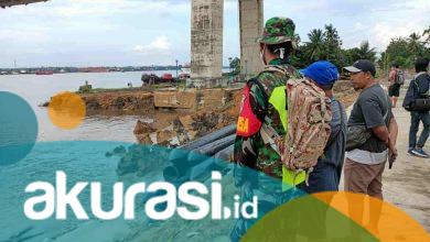 Kronologis Abrasi Tanah di Bawah Tiang Jembatan Mahkota II, Seorang Pemancing Hilang