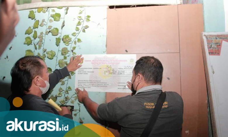 10 Bangunan Samarinda Disegel Satpol PP, Kerap Jadi Tempat Karaoke dan Jual Miras