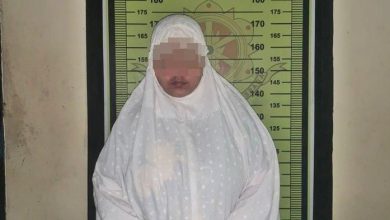 IRT di Kelurahan Bontang Baru diamankan polisi gegara menipu. (Dok. Polres Bontang)