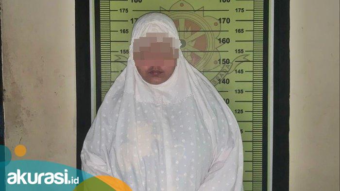 IRT di Kelurahan Bontang Baru diamankan polisi gegara menipu. (Dok. Polres Bontang)