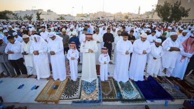 Ilustrasi tata cara Salat Idulfitri. (Anadolu Agency via Getty Images)