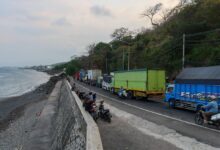 Kemacetan Parah 30 Km Imbas Pembatasan Kapal di Ketapang-Gilimanuk, Pelabuhan Jangkar Ikut Padat