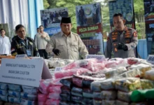 Presiden Prabowo Pimpin Pemusnahan 214,84 Ton Narkoba Senilai Rp29,37 Triliun, Tegaskan Perang Total terhadap Kartel